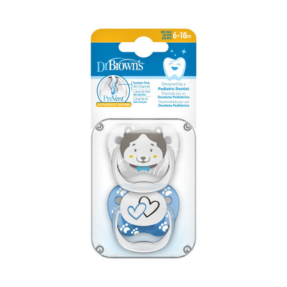 L2 6-18mth PreVent Soother 2s - Husky L2 6-18mth