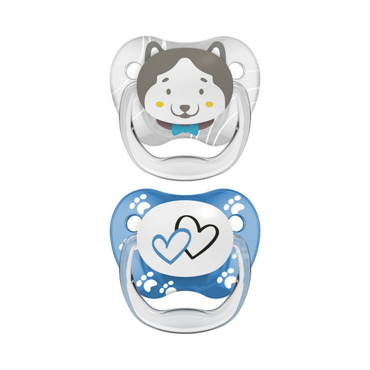 L2 6-18mth PreVent Soother 2s - Husky L2 6-18mth