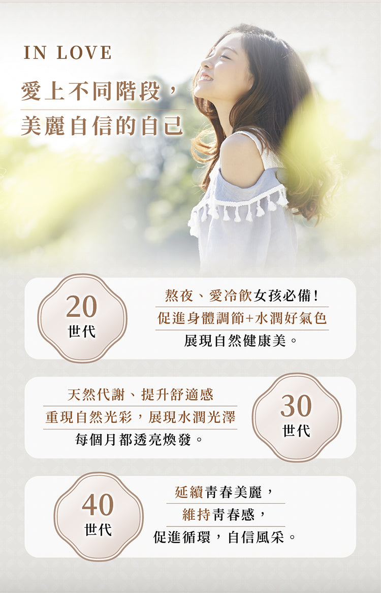 天一愛 - 【經前 經後調理】美妍精萃EX (1個月份)<調理月經/調經/舒緩月經痛/M痛/減輕經前症候群/ 經後補充氣血>