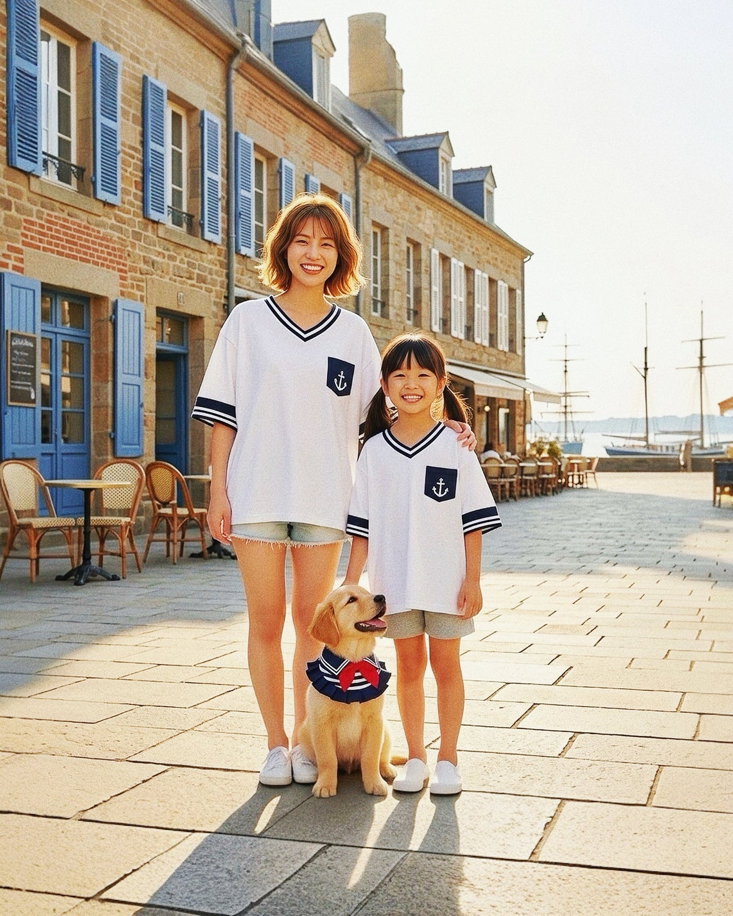 [Pre-order] MOMOJI Santiano Tee (2-Salt White) | Hooman (Adult/Kids)