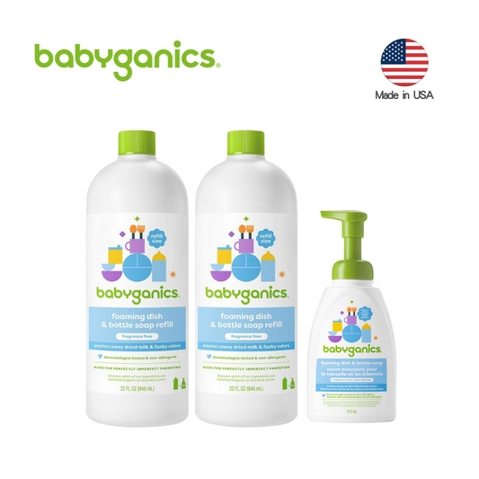 babyganics 奶樽洗潔液套裝 3