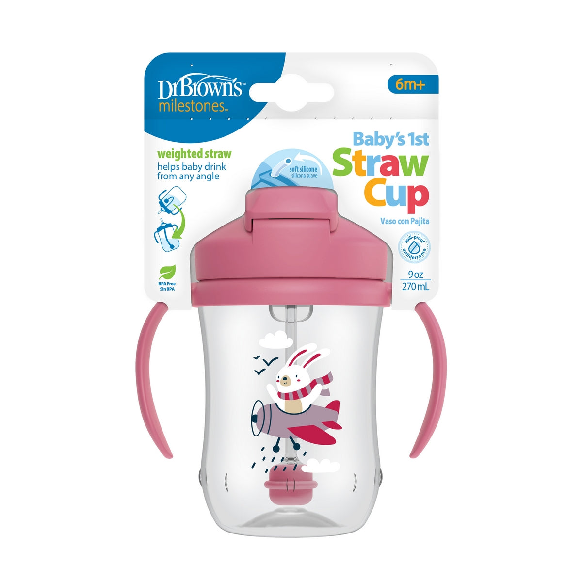 Baby's 1st Straw Cup w/Handles 9oz