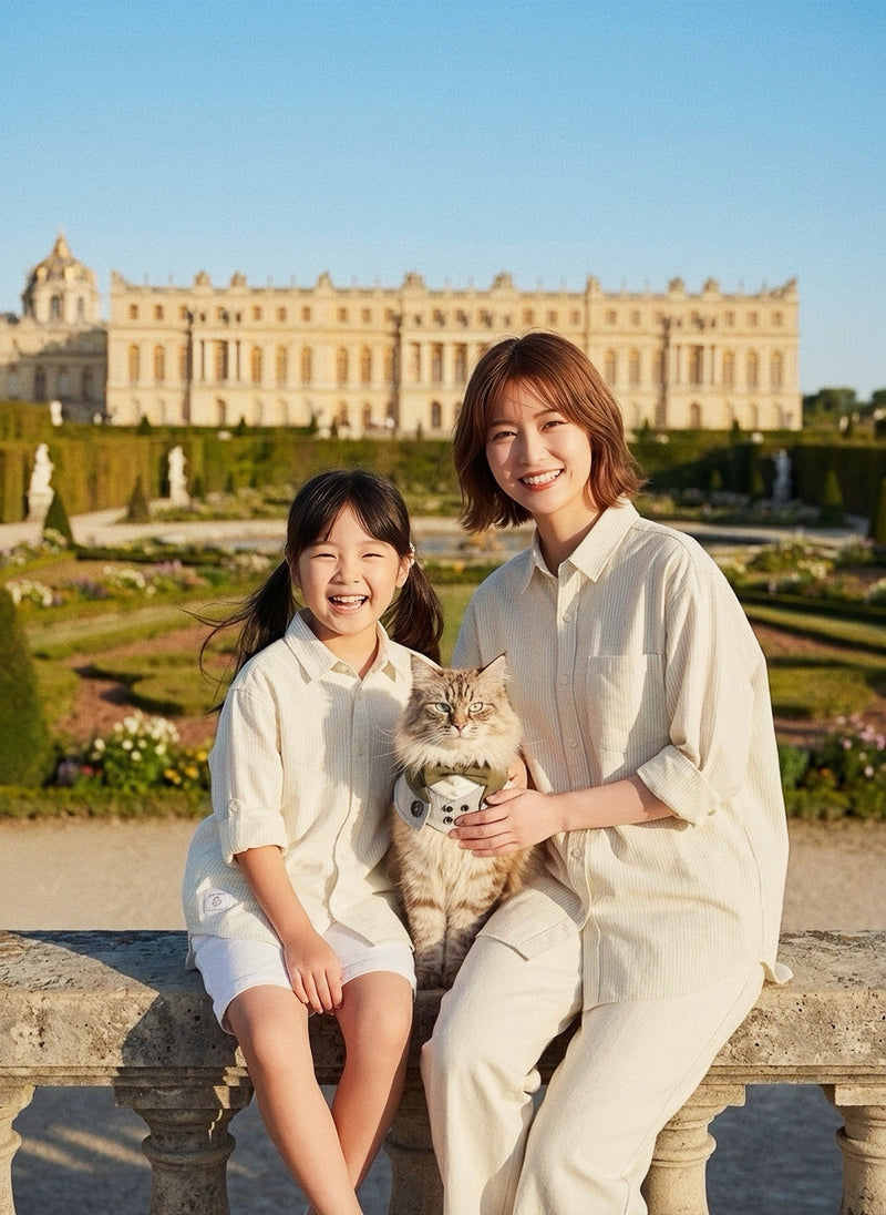 [Pre-order] MOMOJI Versailles (2-Charcoal Grey) | Pet Neckwear