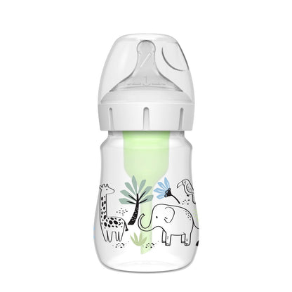 Options+ 仿母乳排氣奶樽 - 樹林彩繪 PP 5oz