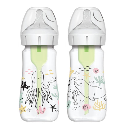 Dr. Brown's Options+ Anti-Colic Bottle - Ocean PP 9oz 2s