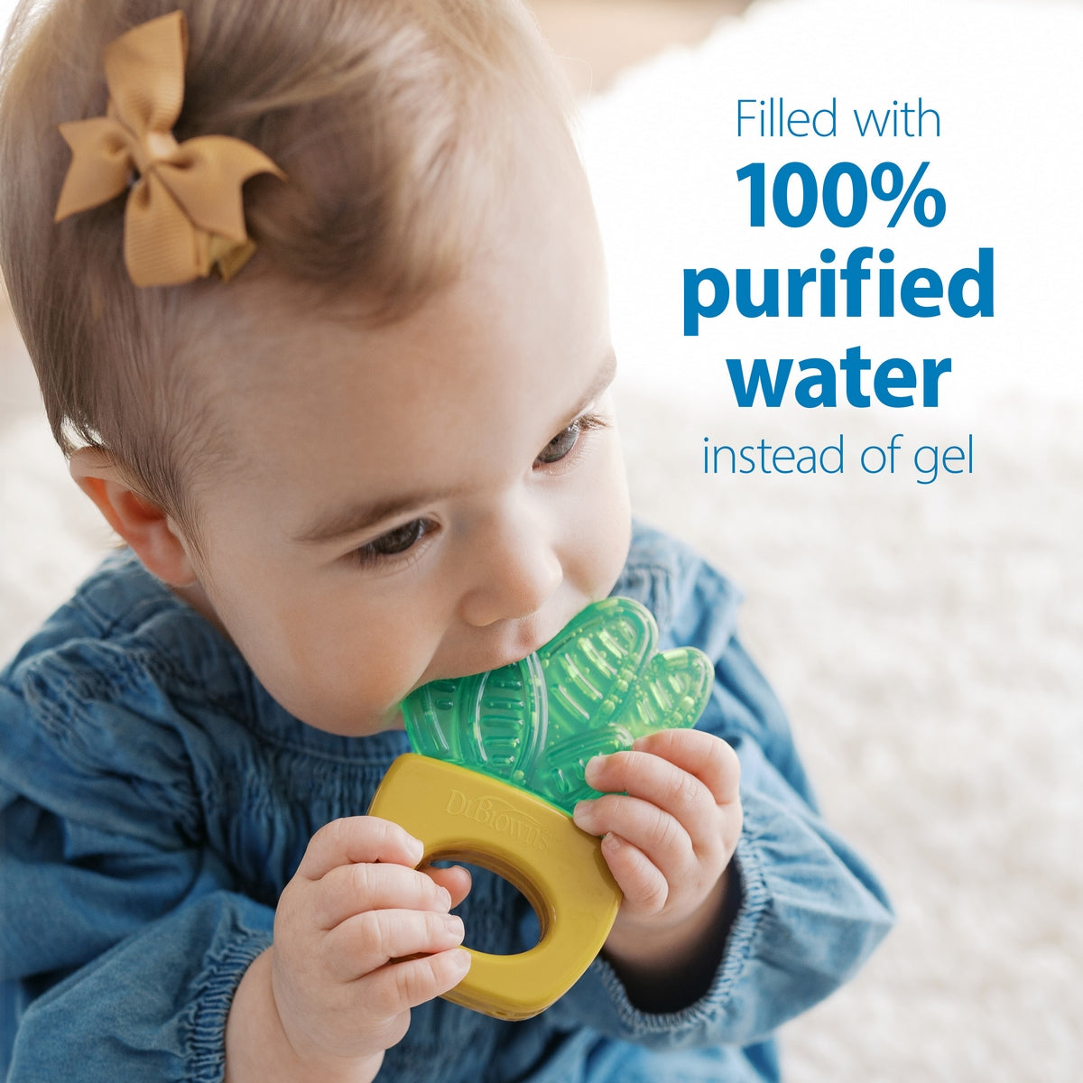 Dr. Brown's AquaCool Water-Filled Teether 2pc - Houseplants