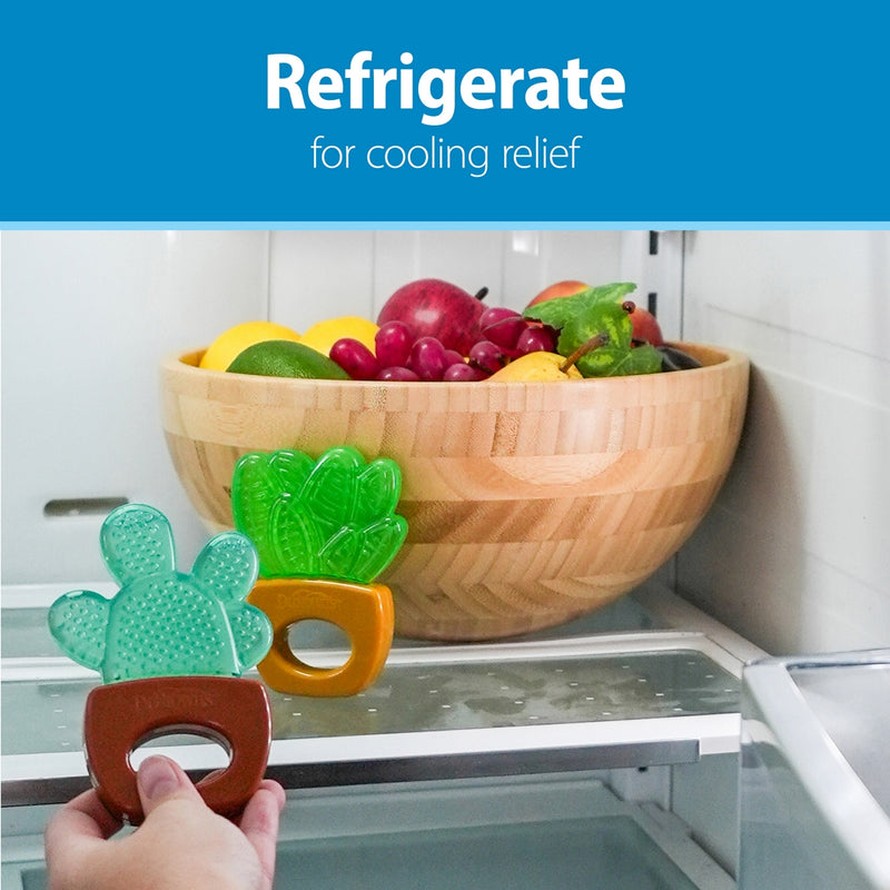 Dr. Brown's AquaCool Water-Filled Teether 2pc - Houseplants