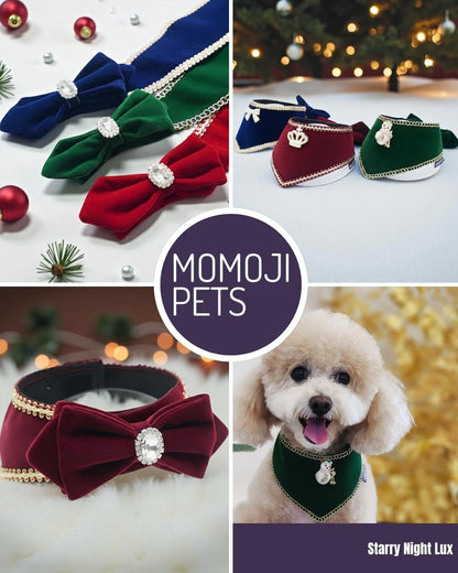 [Pre-order] MOMOJI Starry Night Lux | Pet Christmas Neckwear