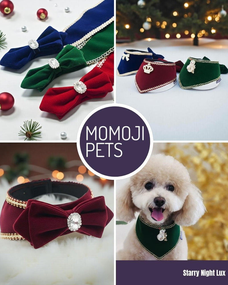 [Pre-order] MOMOJI Starry Night Lux | Pet Christmas Neckwear